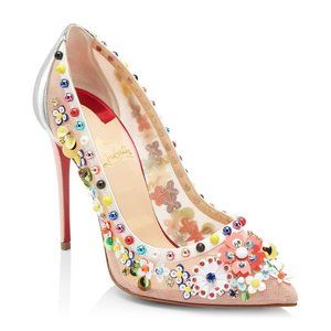 *SOLD* Brand New Christian Louboutin Constella Rete Appliqué Pump SZ 39 1/2